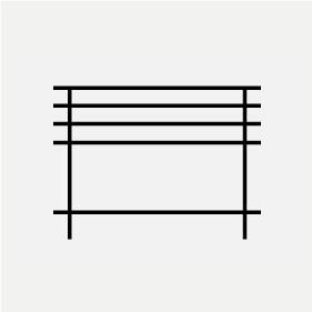 Garde corps configuration