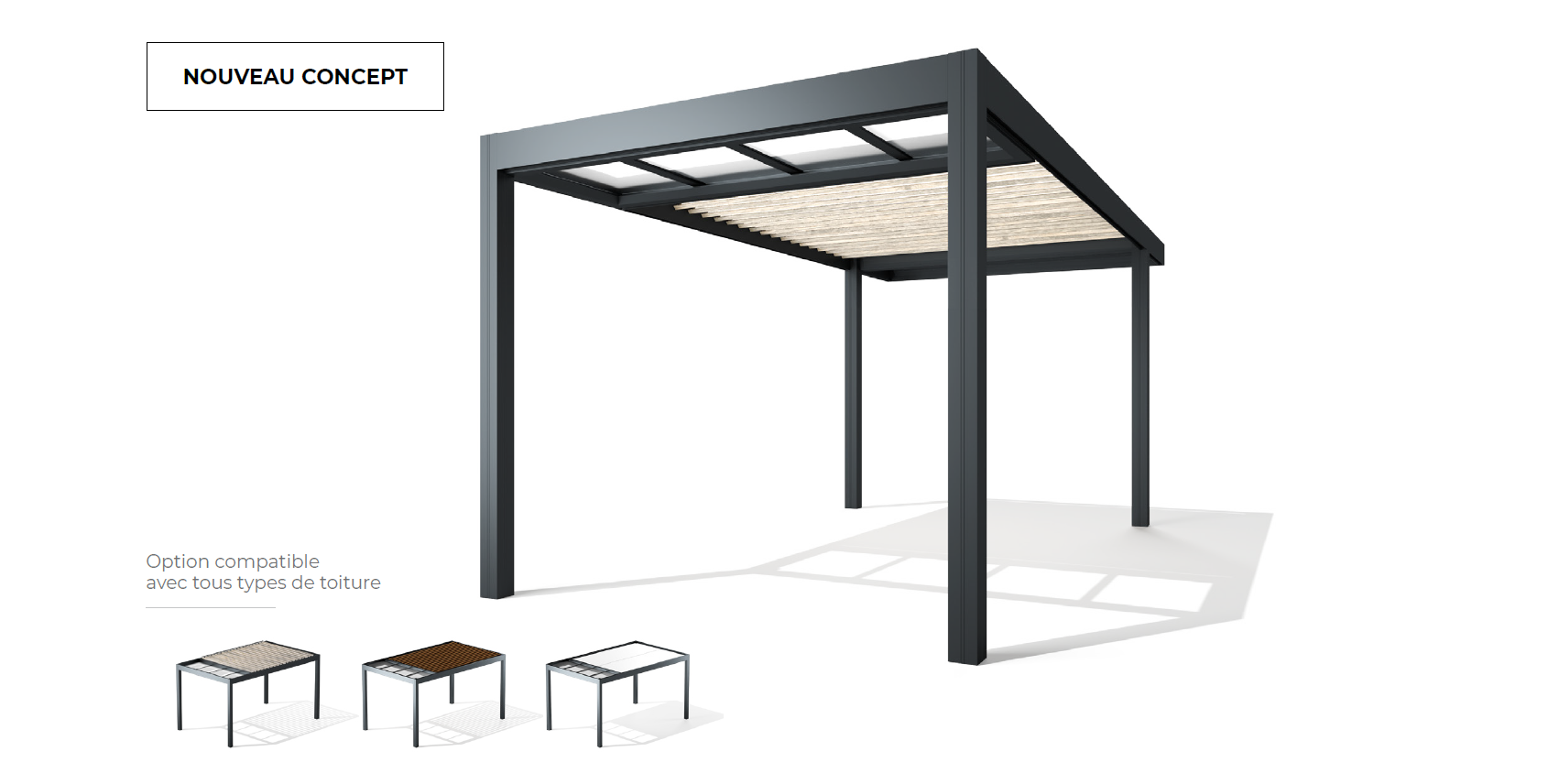 Pergola espace clarté