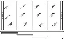 configuration coulissant